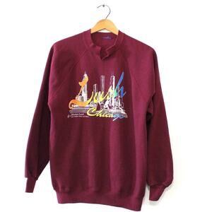Vintage Marion Lush Chicago Sweatshirt Large
